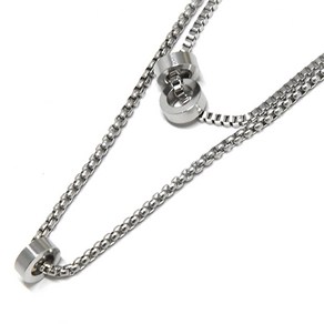 스칼렛또블랙 남성용 Zero One Layered Necklace 목걸이 BEY201