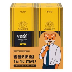 정관장지니펫 강아지 멍블리타임 짜먹는 간식 10p