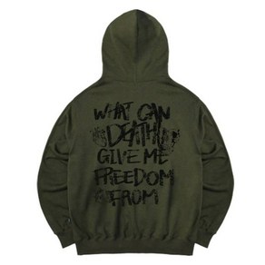 이스케이프프롬 Death for Freedom 프린트 후드티