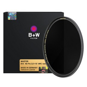 슈나이더크로이츠나흐 B+W ND 1000X Maste 72mm 카메라 렌즈 필터, 1개