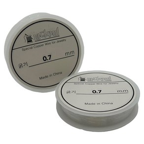 마다꾸미 비즈 공예 DIY 만들기 재료 우레탄줄 0.7mm