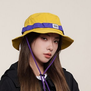 페이퍼먼츠 컬러 톡톡 스트링 캐주얼 벙거지 모자 23412