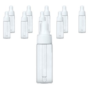 지앤와이 유리 투명 스포이드 공병 20ml, 10개, 화이트