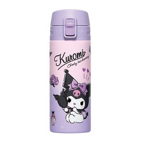 락앤락 산리오 스쿨핏 원터치 텀블러 LHC3219, 쿠로미, 400ml, 1개
