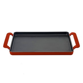 차세르 플란차 직사각 그릴팬 루비레드 34 x 23 cm, 34cm, 1개