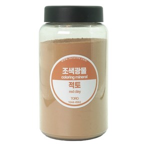 토로 조색광물, 적토, 1개, 500ml