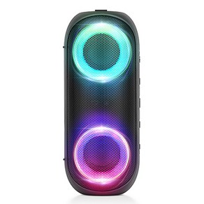 브리츠 RGB 라이트 아웃도어 TWS 블루투스 스피커 BZ-UX33, 블랙