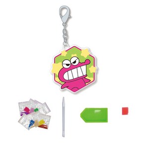 아이러브페인팅 DIY 보석십자수 키링 DIY CUBIC KEYRING, 와니야마상, 1개