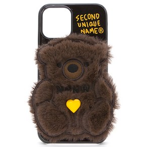 세컨드유니크네임 SUN CASE PATCH FUR BEAR 휴대폰 케이스