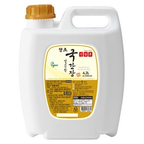 신앙촌 양조 깔끔한 국간장, 4.2L, 1개