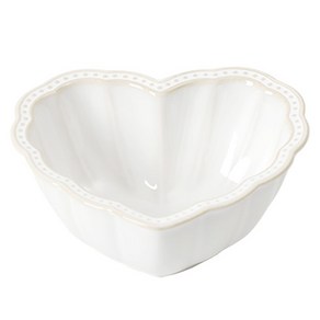 티니블랑 미뉴엣 하트볼 공기 14cm, 1개, 화이트