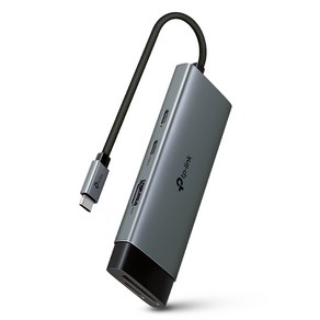 티피링크 7 in 1 C타입 USB허브 UH7020C USB C / A / HDMI / SD카드, 그레이, 1개