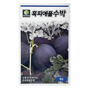 다농 아야미 흑피 애플수박 씨앗 5p, 1개