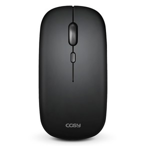 코시 블루투스 C타입 충전식 무소음 마우스 M4130BT, 블랙