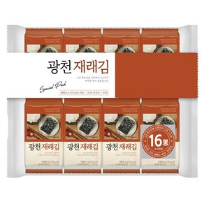 광천 재래김 16p, 64g, 1개