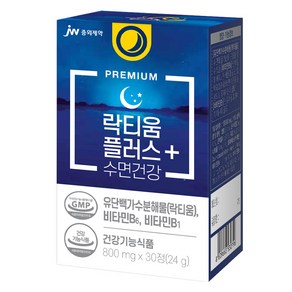 JW중외제약 락티움 플러스 수면건강 영양제 24g, 1개, 30정