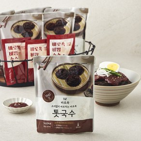 바로쏙 톳국수 300g x 6개 + 바로쏙 비빔소스 50g x 6개 세트, 2.1kg, 1세트