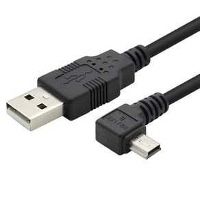 Coms Mini 5Pin 꺾임 케이블 USB 2.0 BT695, 1개