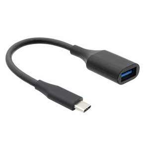 컴스 USB 3.0 A타입-C타입 OTG 젠더 케이블 BT640, 18cm, 1개