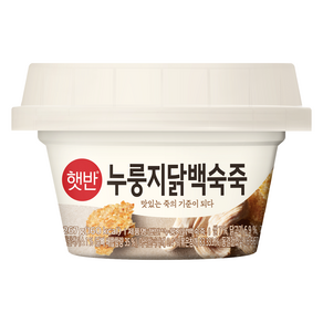 햇반 누룽지닭백숙죽, 1개, 267g