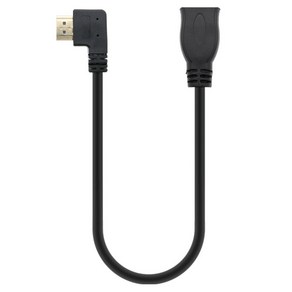 컴스마트 HDMI 연장 케이블 HDMI 우향꺾임 NA653, 1개