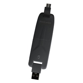 에듀플레이어 LTE라우터 휴대용 와이파이 공유기 USB-A / USB-C 듀얼젠더 윈도우 스마트폰 패드 탭 다이렉트연결, 1개, ELR24 Po(블랙)