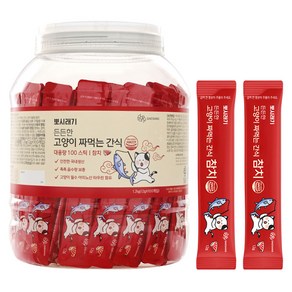 뽀시래기 고양이 든든한 짜먹는 간식 대용량 100p, 참치, 12g, 100개