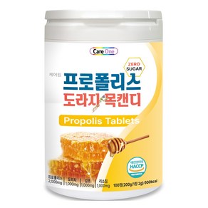 케어원 프로폴리스 도라지 목캔디 100p, 200g, 1개