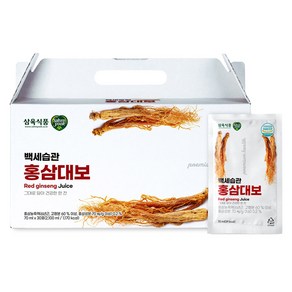 삼육 백세습관 홍삼대보 홍삼음료 30p, 1박스, 2100ml