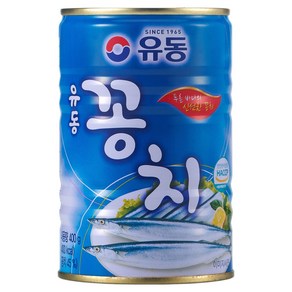 유동 꽁치 통조림, 400g, 1개