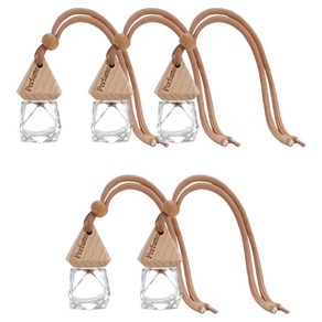 아워웍스 차량용 디퓨져 용기, 우드, 5개, 8ml