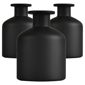 꼬까 시약병 디퓨저 용기, 매트블랙, 3개, 50ml