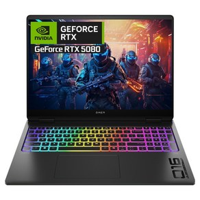 HP 2025 오멘 16 코어Ulta9 지포스 RTX 5080, Shadow Black, 1TB, 32GB, WIN11 Home, 16-ah0064TX
