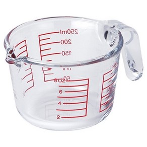 네오플램 내열유리 계량컵, 투명, 1개, 250ml