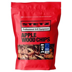 스테츠 사과 훈연칩 바베큐 캠핑용, 750g, 1개