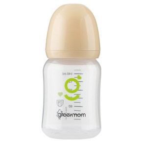 그린맘 베이직 PP 슬림 젖병, 릴리 베이지, 140ml, 1개