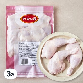 한강식품 닭 통다리 장각 (냉장), 3개, 1kg