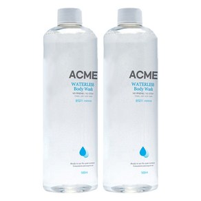 레이펄스 워터리스 바디워시 리필, 2개, 500ml
