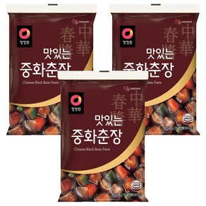 청정원 맛있는 중화춘장, 3개, 250g