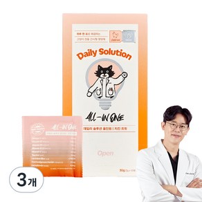 닥터펠리스 고양이 데일리 솔루션트릿 올인원 영양제, 15회분, 종합영양제, 2개