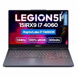 레노버 2024 리전 15.6 코어i7 인텔 13세대 지포스 RTX 4060, 스톰그레이, 1TB, 24GB, Fee DOS, 83JJ0009KR