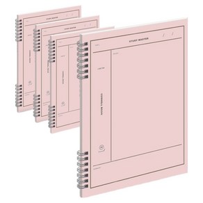 뮤니드 IS SPRING 코넬라인 노트, 핑크, 4권