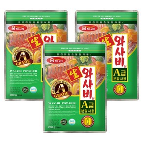 움트리 생와사비분, 200g, 3개