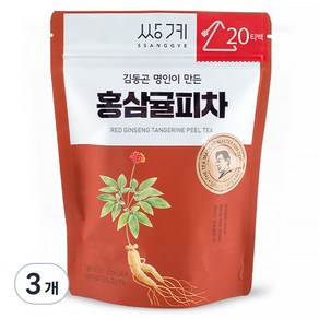 쌍계명차 청춘소나타 홍삼귤피차, 1.5g, 20개입, 3개