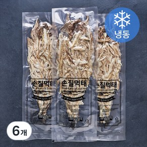 해맑은푸드 손질먹태 (냉동), 120g(특대), 6개