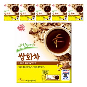 오뚜기 쌍화차, 13g, 15개입, 6개