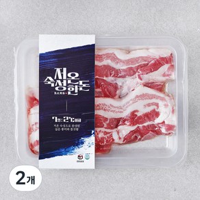 저온숙성 한돈 삼겹살 구이용 (냉장), 400g, 2개