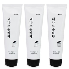 닥터이엘 대나무 숯치약, 3개, 120g