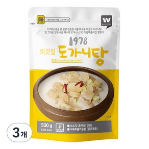 외갓집 1978 도가니탕, 500g, 3개