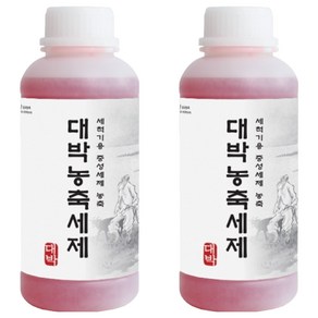 대박세제 업소 식기세척기 전용 농축세제, 2개, 1L
